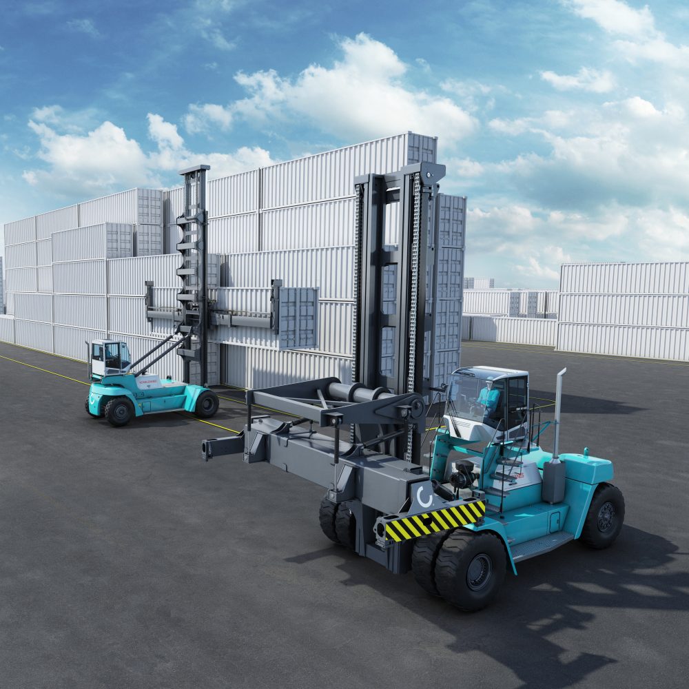 Laden Container Handlers - Advanced Material Handling Systems
