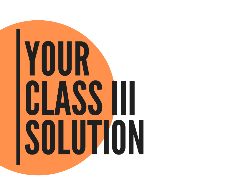 your Class iii solution